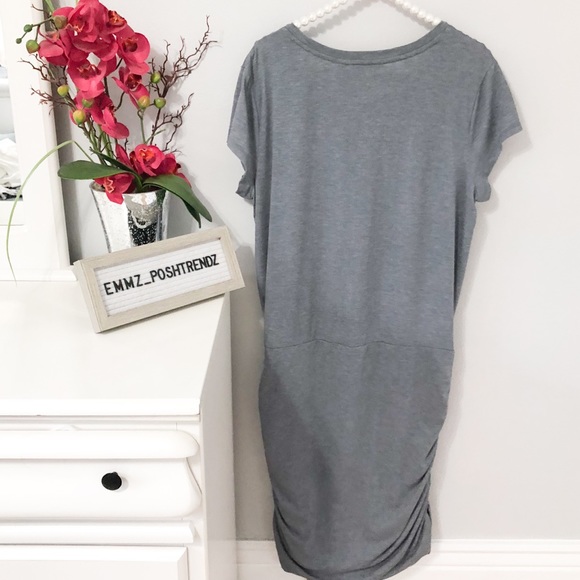 Athleta Topanga Tee Shirt Gray Dress Size XL - Picture 4 of 4